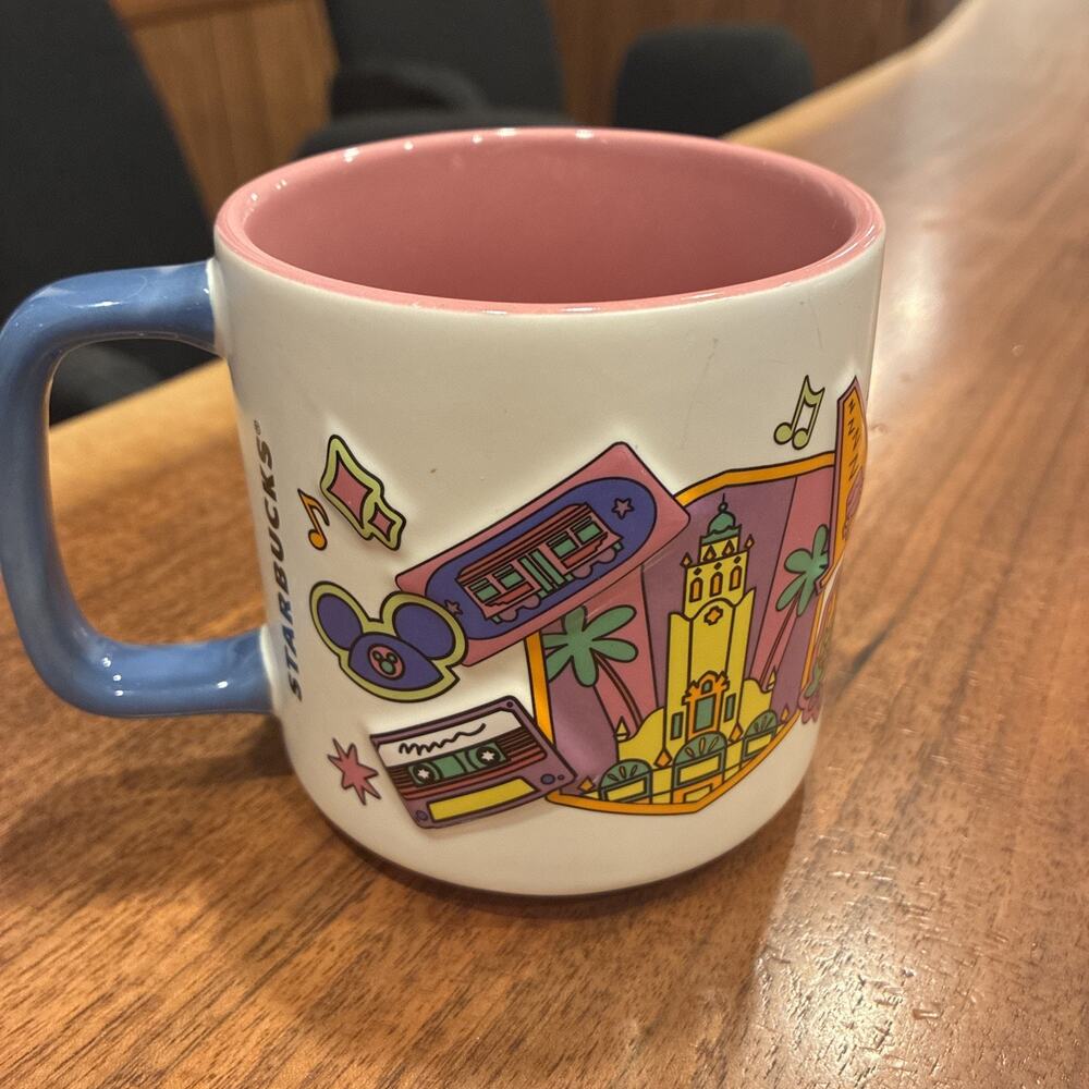 Disney Parks Starbucks Disneyland Resort Mug Icon Attractions & Landmarks - Picture 2 of 5